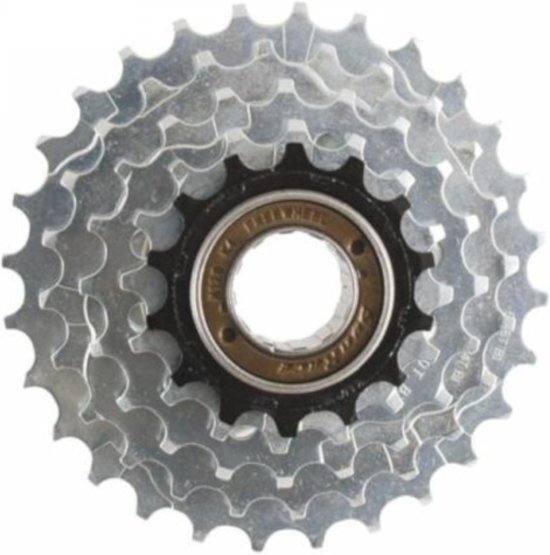 Sunrace Freewheel M2a 14-28t 6-speed Staal Zwart/zilver