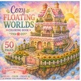 Cozy Floating Worlds Coloring Book