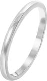 Lucardi Dames Ring rhodiumplated - Ring - Echt Zilver - Zilverkleurig