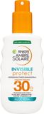 Garnier Ambre Solaire Invisible Protect Zonnebrandspray SPF30 - Niet vet - Waterresistent - met Aloë Vera - Beschermt , hydrateert en verfrist – 150ml