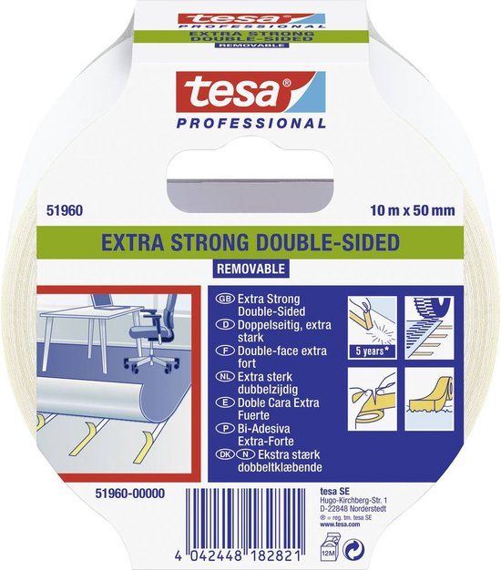 tesa EXTRA STRONG 51960-00000-11 Bevestigingstape