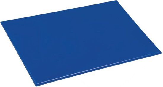 Hygiplas Antibacteriële LDPE Snijplank Blauw 450x300x10mm HC856