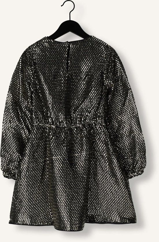 Nik & Nik Nien Dress Meisjes Jurk Zwart Maat 152