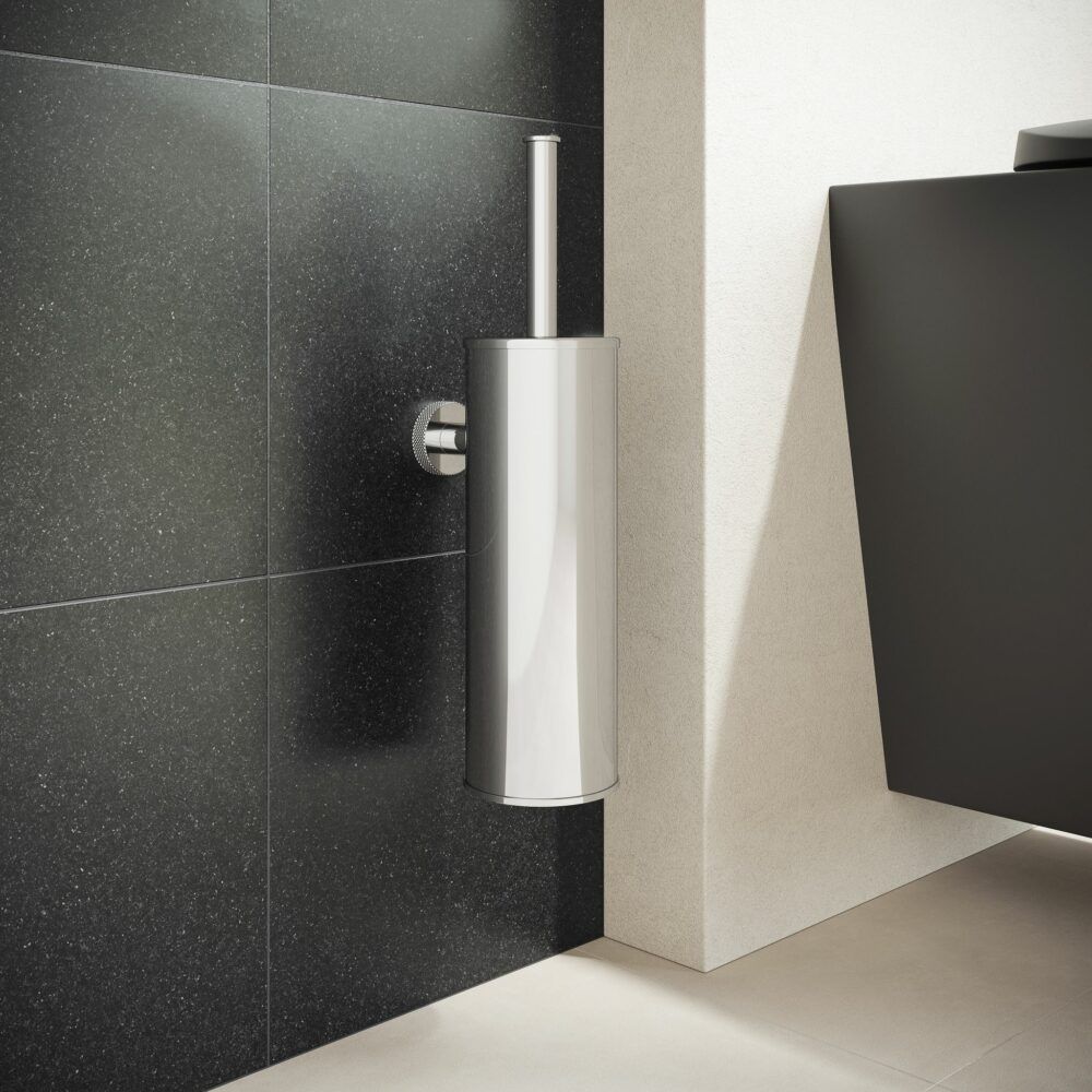 Hotbath Cobber X CXA11 Toilet Brush - Brushed Brass PVD