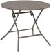 Hespéride Ronde opvouwbare tuintafel van aluminium voor 4 personen, model GREENSBORO