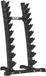 Tunturi Platinum Dumbbelltoren - Porte-haltères vertical - Support d'haltères en acier - Charge maximale 300 kg - Gain de place - Noir