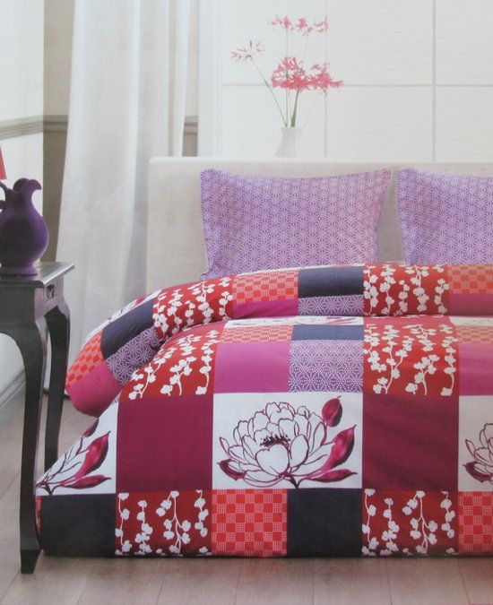 Beddinghouse Ipswich Dekbedovertrek - Tweepersoons - 200x200/220 cm - Rood