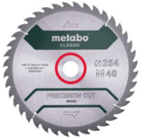 Metabo Metabo 628325000 Cirkelzaagblad PrecisionCutClassic 254x30, 40 WZ 20°