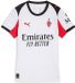 Puma AC Milan 25/26 Replica Weg Dames T-shirt Korte Mouwen Wit 2XS