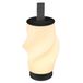 BRILONER - Oplaadbare tafellamp met touchbediening, dimbaar, warm wit licht, IP44, LED model oplaadbaar, tafelverlichting met batterij, 14 x 28 cm, zwart