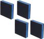 EVA Trillingsdempers, Set van 4, 100 x 100 x 22 mm, 3 mm, Geschikt voor Binnen- en Buitengebruik, Geluidsvermindering, Antislip