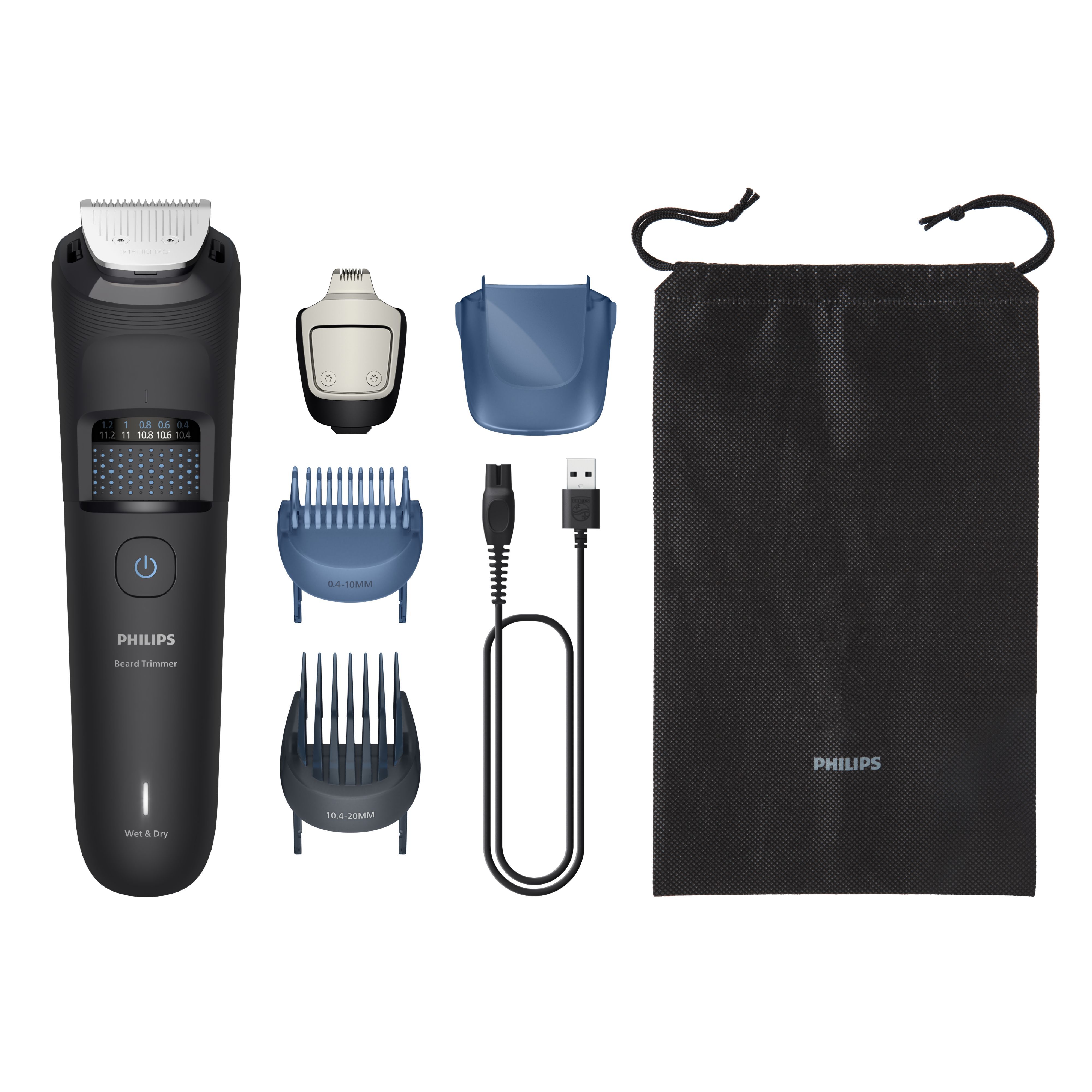 Philips Series 5000 BT5775/15 Baardtrimmer - Zwart - 40 lengtestanden - Nat & Droog