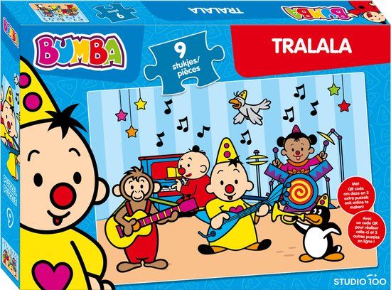 Top1Toys Bumba - Puzzel - 9 st - Tralala - Muzikaal avontuur - FSC MIX