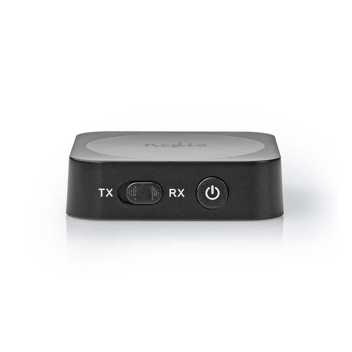 Nedis Bluetooth Zender / Ontvanger - 3.5mm, RCA, SBC, 10m, 6 uur - Zwart