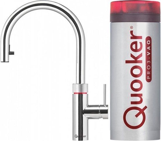 Quooker Flex Kokendwaterkraan - C uitloop - PRO3 VAQ Reservoir - Chroom