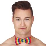 Fiestas Guirca vlinderstrikje pride - regenboog kleuren - polyester - vlinderdas - LGBTQ