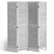 VEVOR Houten kamerverdeler, 4 panelen opvouwbaar privacyscherm, 166,9 cm hoge houten scheidingswand binnenshuis, draagbaar decoratiescherm, voor kamerscheiding, thuis, kantoor, restaurant en