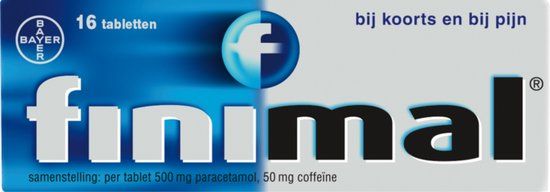 Finimal Bayer Consumer Care Finimal Paracetamol 500mg/Coffeine 50mg
