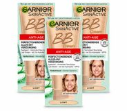Garnier SkinActive Anti-Aging BB Cream Light - Crème de jour teintée - 50 ml - 3 pièces