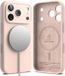 Ringke Silicone Hoesje Magnetisch Geschikt voor Apple iPhone 18 Pro | Compatibel met MagSafe / Qi2 | Back Cover met Magneet | Zacht Siliconen | Slank Design | Roze