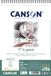 Canson Tekenpapier Spiraalblok Gekorreld A5 180g/m Wit