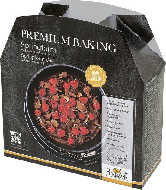 Birkmann Springvorm Premium Baking - Geëmailleerde bodem - PFOA-vrij - ø 20 cm