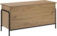 vidaXL Opbergbox Artisanaal eiken 80 x 40 x 49,5 cm Bewerkt hout