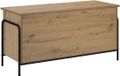 vidaXL Opbergbox Artisanaal eiken 80 x 40 x 49,5 cm Bewerkt hout
