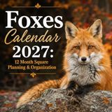 Foxes Calendar 2027
