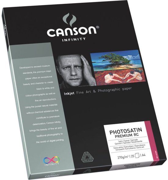 Canson PhotoSatin Premium RC 270g A4 25 vel