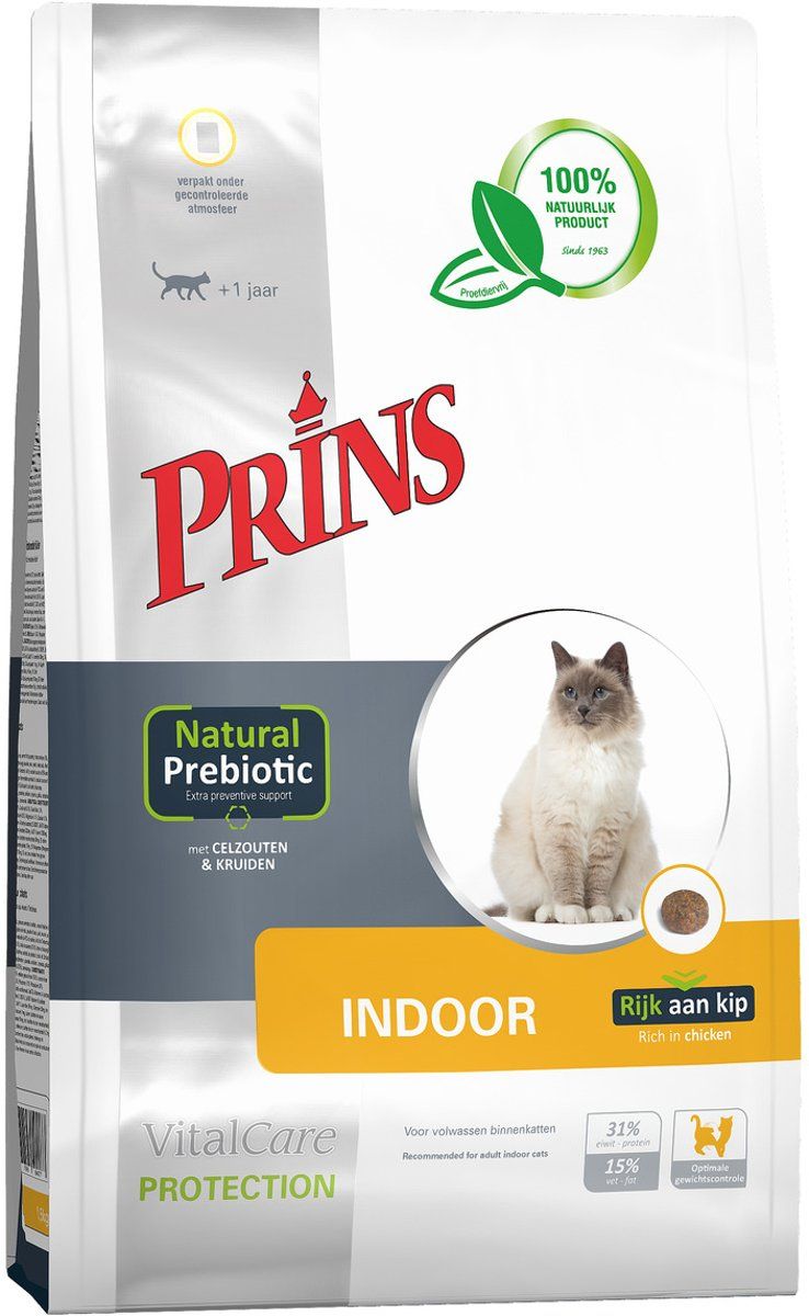 Prins VitalCare Protection Indoor - Kat - Droogvoer - 1,5 kg