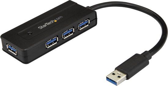 StarTech.com 4-poorts USB 3.0 Hub Mini - Zwart