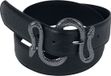 Black Premium by EMP Zwarte riem met slangengespsluiting - Unisex - 95 cm