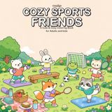 Cozy Sports Friends Coloring Book