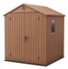 Keter DARWIN Abri de jardin Toit double pente Marron Marron 3,35 m²