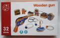 Robetoy Houten speelset 29x19cm + Gun 32 stuks
