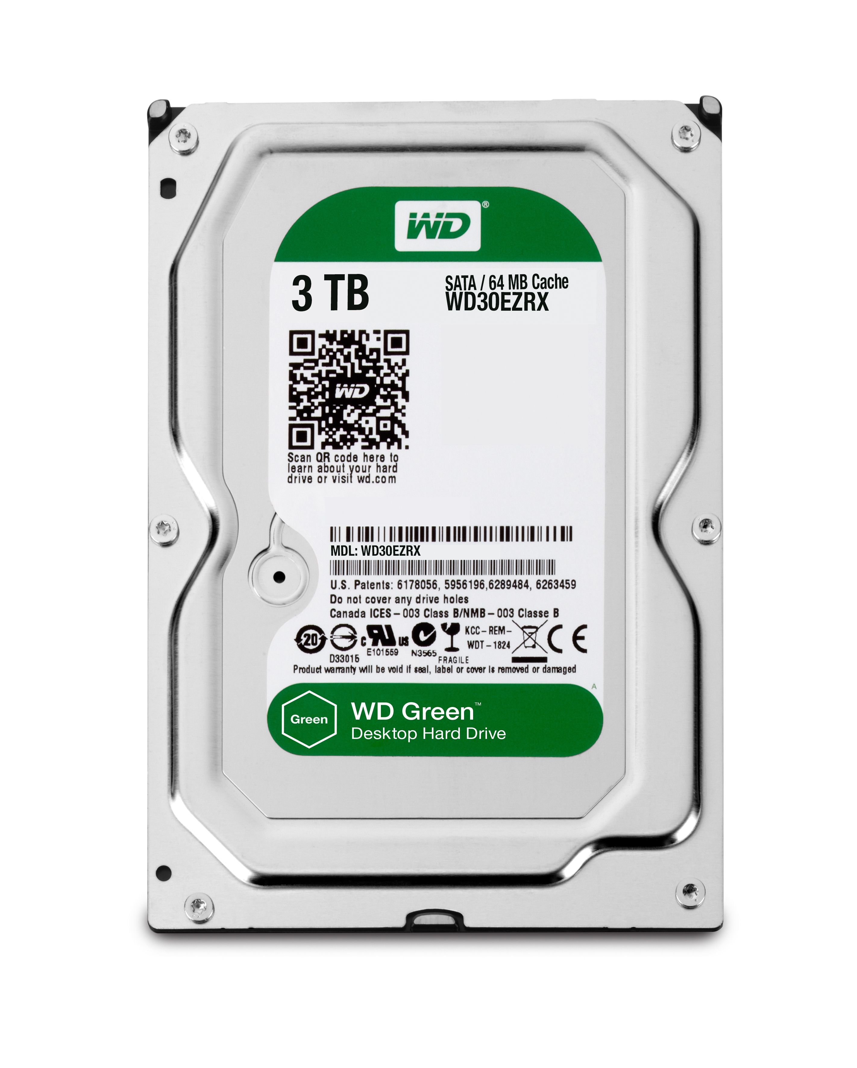 Western Digital WD Caviar Green 3TB 3.5" SATA HDD