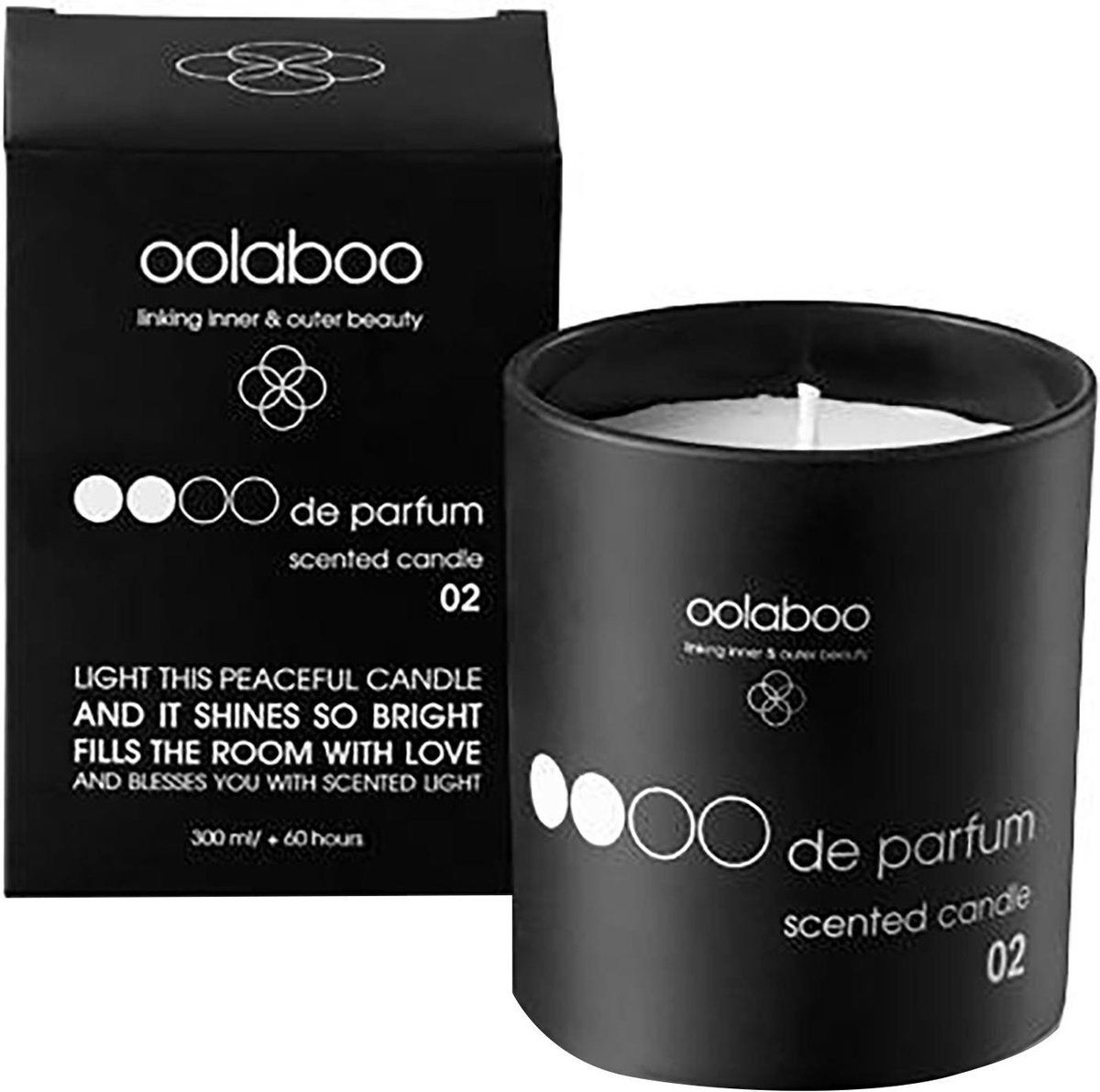 Oolaboo 0000 de parfum geur kaars 02 - Wit