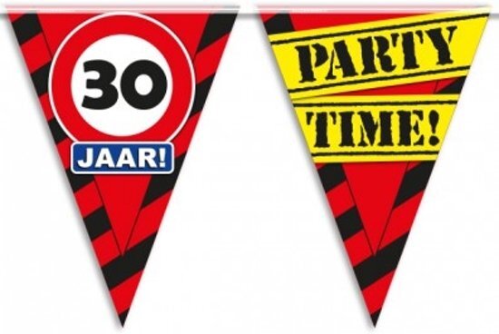 Paper Dreams Paperdreams Party Vlaggen - 30 Jaar