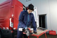 ROTHENBERGER PIPECUT mini, 18V/4Ah CAS accu en lader, incl. geleiderail