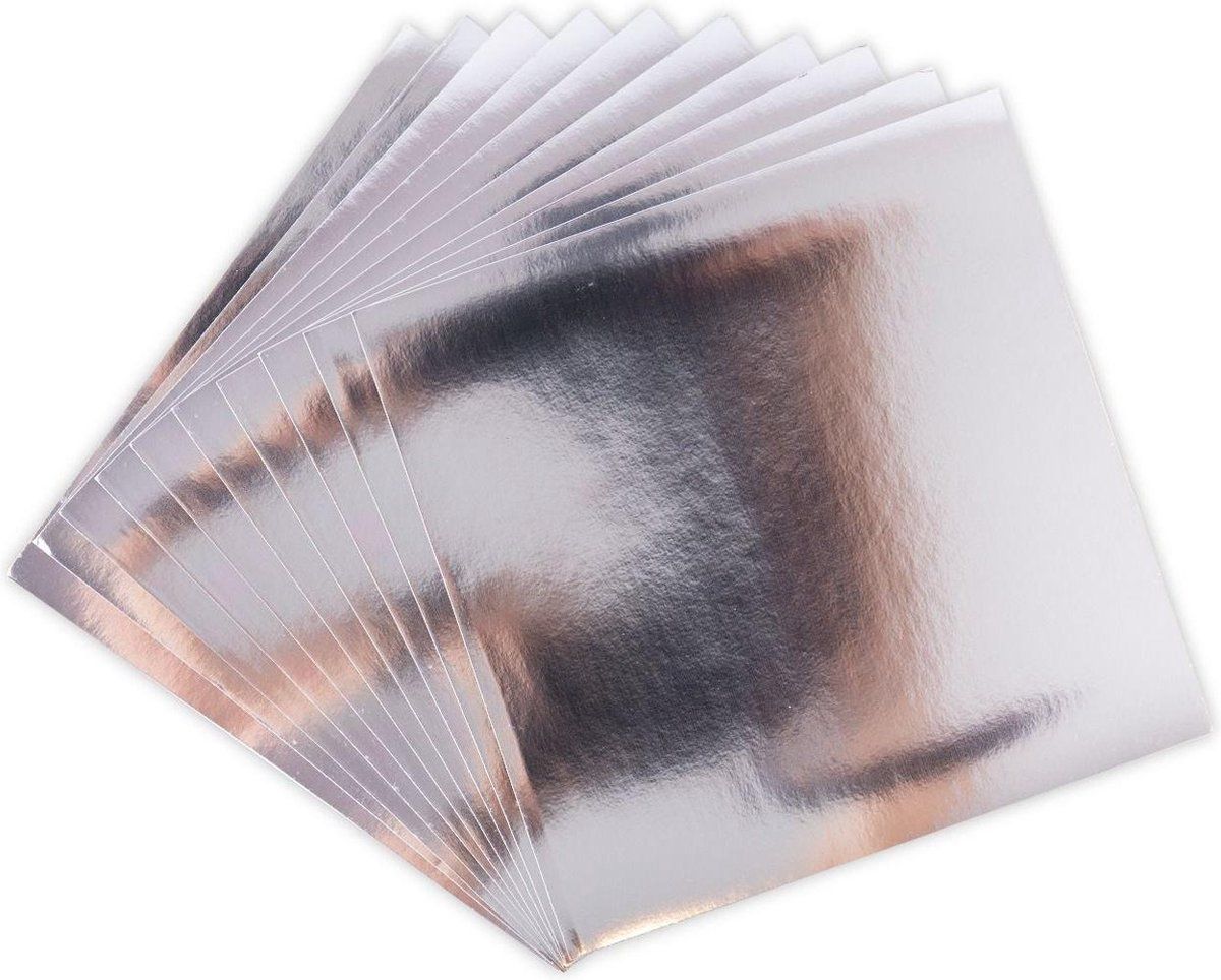 Sizzix Surfacez Aluminium Vellen - 10 stuks - Silver