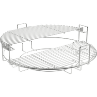 Grill Guru Multi Level Systeem Large - RVS & Keramiek - 47x47x15 cm