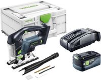 Festool PSBC 420 EB-Basic accu pendelzaag 18 V 120 mm borstelloos + 1x accu 5,0 Ah + snellader + Systainer