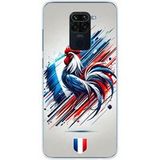 Xiaomi Redmi Note 9 Coq francais bedrukt siliconen hoesje