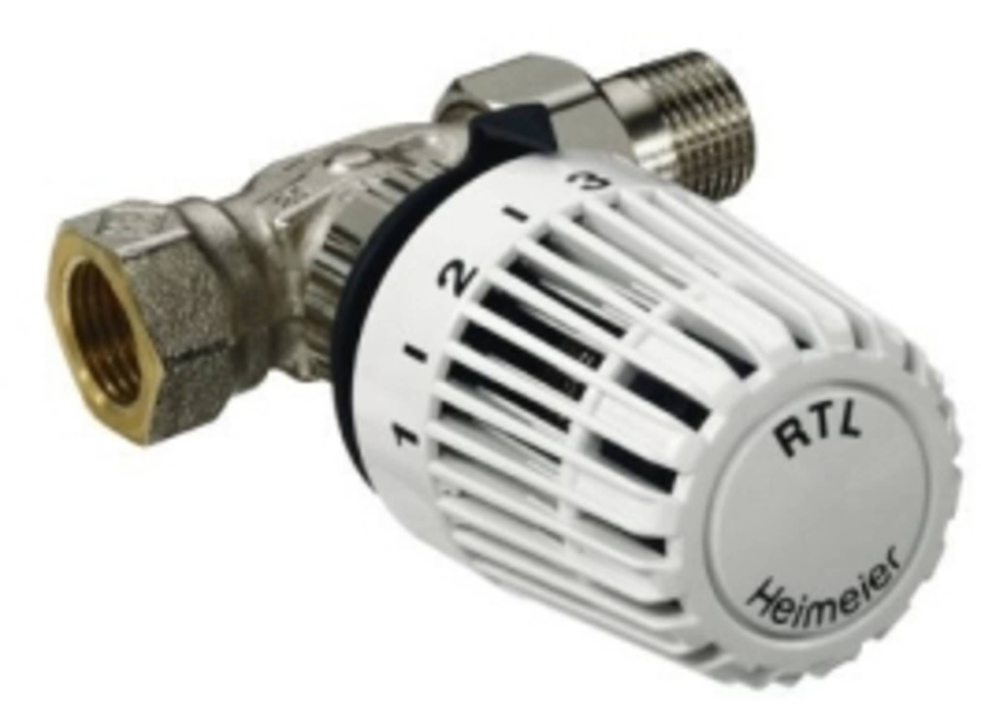 Heimeier thermostaat retourweg begrenzer recht 1/2"