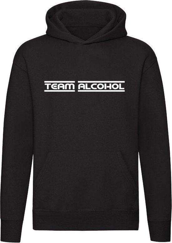 Sol's Team Alcohol Hoodie - Zwart - Maat M - Unisex