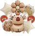 Allecto Plus - Set de ballons d'anniversaire avec ballon en aluminium marguerite
