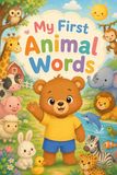 My First Animal Words: Toddler Animal Vocabulary Book for Ages 2-5 | Cute Preschool Farm, Jungle and Ocean Animal First Words