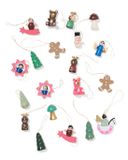 HEMA Suspension De Noël En Bois - 20 Pièces (multi)