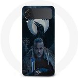 Samsung Galaxy Z Flip3 Hoesje Vikingen ragnar lothbrok raaf